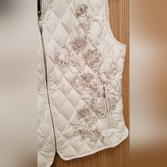 Eddie Bauer Quilted Down Vest Y2K Large Petite - Picture 2 of 8